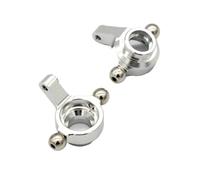 XAQRYQO RC Voiture Accessoire pour SG1603 pour SG1604 pour SG1605 SG1606 SG1609 SG1610 pour UD1601 UD1602 UD1603 UD1604 UD1607 Bloc De Direction en Métal 1/16 rc Car Upgrade Parts(Silver)