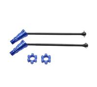 XAQRYQO RC Voiture Accessoire pour Traxxas pour XRT 1/6 pour Monster Truck rc Car Upgrade Parts 2/4pcs Arbre De Transmission Avant Et Arrière en Métal CVD avec Hexagone Cannelé(Blue,2pcs)