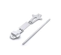XAQRYQO RC Voiture Accessoire pour WLtoys pour 1/14 144010 144001 144002 Modification en Métal Panneau De Deuxième Couche Arbre D'entraînement Central Pièces Améliorées Voiture RC(Silver)