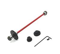 XAQRYQO RC Voiture Accessoire pour Wltoys pour 144001 144002 144010 1/14 rc Car Center Drive Shaft Assembly 44T Reduction Gear 19T 27T Motor Upgrade Parts(Red)