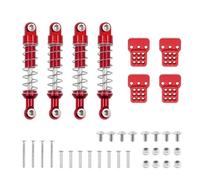 XAQRYQO RC Voiture Accessoire pour WPL C14 C24 C24-1 pour MN D90 MN99S MN45 rc Car Upgrade Parts Accessoires Amortisseur en Métal Support Étendu pour Siège(Red)