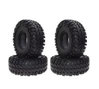 XAQRYQO RC Voiture Pneus Jantes pour Axial SCX10 D90 D110 TF2 114MM TRX-4 S104 4PCS 1.9" RC pour Rock Crawler Rubber Rocks Pneus Roues 1:10
