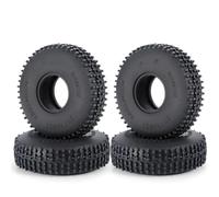 XAQRYQO RC Voiture Pneus Jantes pour Axial SCX24 pour Deadbolt pour Gladiator TRX-4M 1/18 1/24 RC Voiture 4 Pièces 64/65mm Pneus De Roue en Caoutchouc Mise À Niveau(64x24mm)