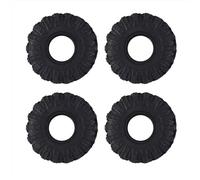 XAQRYQO RC Voiture Pneus Jantes pour Axial SCX24 pour Gladiator pour Bronco 4 Pièces 62 Mm 1,0 Pouce Pneus De Roue Boue pour en Caoutchouc Tout-Terrain 1/24 RC Crawler Voiture