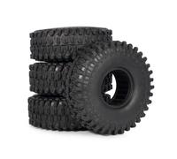 XAQRYQO RC Voiture Pneus Jantes pour SCX10 pour Element pour Enduro TRX4 pour Gamde 1.9 Pneus sur Chenilles 120mm avec Inserts en Mousse pour Roues Rampantes 1/10 RC