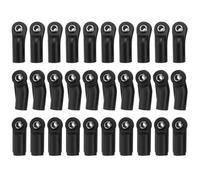 XAQRYQO Steering Pull Rod Link pour Axial pour SCX10 II 90046 1/10 RC Pièces De Voiture sur Chenilles 30 Embouts Tige en Plastique M4 Rotules Liaison Joint Tête