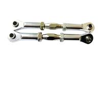 XAQRYQO Steering Pull Rod Link pour HPI pour BULLET3.0 1/10 RC, Accessoires De Voiture, Pièces Rechange, Empattement en Alliage D'aluminium, Jeu Bielles Direction(Silver)