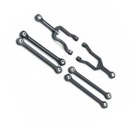 XAQRYQO Steering Pull Rod Link pour Kyosho pour Mini-Z 4X4 pour Jimny, Tige De Traction en Métal, Ensemble Bielles Liaison RC, Pièces Mise À Niveau Voiture sur Chenilles 1/18(Gray)