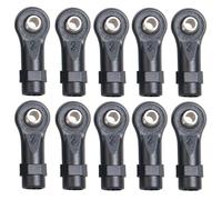 XAQRYQO Steering Pull Rod Link pour TRX-4 1/10 RC Pièces De Mise À Niveau Voiture sur Chenilles 10 M4 Embouts Tige Rotule en Plastique Lien Boules Liaison Joint Support Cravate(3-Length)