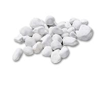 Xaralyn Cailloux Blancs (3 Kg) - Décoration De Cheminée D'Ambiance - Convient Aux Cheminées Au Bioéthanol