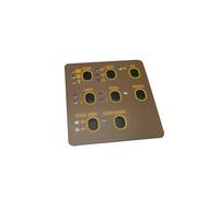 XARONF Accessoires de Bouton d'affichage de Cabine de Pelle, Autocollant de Compteur, Accessoires de Pelle pour Cat E312 320 330V1V2BCD