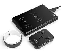 XARONF Anneau Intelligent R5 avec Anneau Multifonction CDS RFID Replicator intégré 6 Cartes RFID et 2 Pierres de santé, contrôleur IC/ID/Lecteur NFC Anneaux intelligents for téléphone NFC (Size : M)