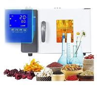 XARONF Four de séchage par soufflage - Contrôle de température PID, Four de Laboratoire à Convection à air forcé de 15,6 L avec étagères 4 pièces, RT+5-300℃/220V-50hz (Color : Stainlesssteel)