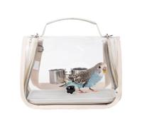Xasbseulk Cage de voyage pour oiseaux, sac de transport pour perchoir de randonnée, calopsitte, pour voyages en plein air, camping, voyage, vacances, perroquets, perruches, calopsittes