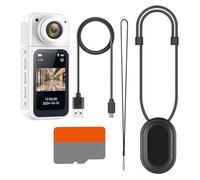 Xasbseulk Enregistreur de pouce - Enregistreur porté par le corps avec enregistrement audio vidéo | Caméscope haute définition à angle de 180° | Sports de pouce 2K | Vlogging portable pour voyage