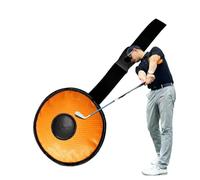 Xasbseulk Entraîneur de swing de golf - Fournitures d'entraînement de frappe - Aide pour pratiquer le swing de golf, pour golfeurs débutants, terrain pratique, jardin, vacances, fêtes thématiques