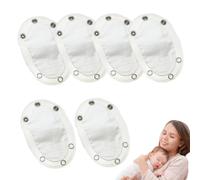 Xasbseulk Extension de combinaison | Extension de body | 6 pièces d'extension de body | Extension de barboteuse absorbant l'eau et étanche | Extension de combinaison douce et réutilisable,