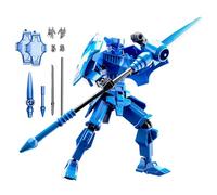 Xasbseulk Figurines d'action 3D, figurines d'action multiarticulaires, figurine d'action mobile imprimée en 3D avec plusieurs articulations, jouet mécanique pour tout le corps, robot de 13 cm avec
