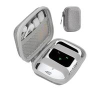 Xasbseulk Hotspot WiFi portable - Dongle WiFi | Étui de rangement USB avec fermeture éclair | Étui de rangement pour routeur de grande capacité | Boîte de rangement pour routeur WiFi pour voyage,