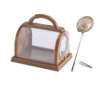 Xasbseulk Jouet attrape- - Kit de découverte en plein air pour - Cage à insectes - Pince à épiler - Filet - Jouet d'expérimentation éducatif naturel - Aventure portable - Kit pour filles