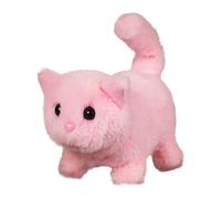 Xasbseulk Jouet Robot pour Chat - Animal de Compagnie électronique réaliste en Peluche, miaulement interactif, Queue Qui remue | Jouets en Peluche robotique - Compagnon de Jeu pour en Bas âge, ca