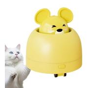 Xasbseulk Jouets interactifs pour chat - Souris rechargeable pour chats d'intérieur - Activité silencieuse pour animal domestique activé par le toucher pour griffer, simulation de chasse alternative