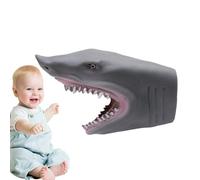 Xasbseulk Marionnette alligator, marionnette de dinosaure | Jouet réaliste pour les mains des animaux de dessin animé, de bain pour la plage, la piscine, jouet en forme de