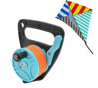 Xasbseulk Moulinet de plongée avec bouchon de pouce | Kayak Lance de pêche, cordon rétractable haute visibilité, bobine de doigt de plongée, 45,7 m à cliquet pour exploration des grottes et épaves
