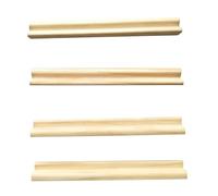 Xasbseulk Plateaux - Porte-dominos - Support de carrelage pour train mexicain - Durable - Lot de 4 - Design léger et portable - Facile à nettoyer - les pièces de jeu | Noir