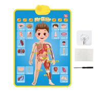 Xasbseulk Poster alphabétique électronique | Matériel didactique Musical pour Apprentissage des , Tableau interactif Parlant pour garçons et Filles d'âge préscolaire