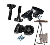 Xasbseulk Raccords de rechange pour balancelle d'extérieur - Kit de connecteurs résistants aux intempéries pour structure de toit de hamac de jardin | Ensemble de matériel de support durable