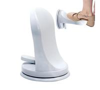 Xasbseulk Repose-Pieds de Douche - Niveau de Support des Jambes à Ventouse