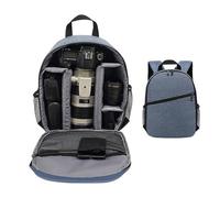 Xasbseulk Sac à dos pour appareil photo - Sac à dos étanche pour appareil photo | Sac à bandoulière pour appareil photo reflex numérique | Sac pour appareil photo reflex numérique, objectifs, flashs