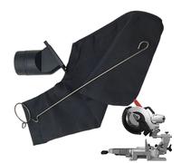 Xasbseulk Sac à poussière pour onglet - Collecteur de poussière de scie | Sacs collecteurs pour scie à onglet | Sac en aluminium 255 | Circulaire électrique avec sortie d'air | pour scies en