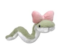 Xasbseulk Serpent rempli - Peluche verte de 38 cm | Jolie décoration serpent | Année du cadeau : peluche douce, petite décoration créative, cadeau excentrique, nouveau souvenir lunaire