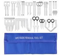 Xastro Set de Clés de Démontage Autoradio 38 pc Outil démontage Voiture Outil démontage autoradio Outil démontage Outil de Suppression de Radio pour Radio Navi