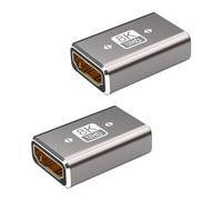 Xatgiouy 2 Pièces Hdmi Femmina Femmina, 8K 2.1 Cavo Hdmi Femmina Femmina 4K 60Hz 1080P, Supporta HDR 3D Dolby Vision, Risoluzione 7680x4320, Compatibile Con TV PC Xbox PS4 Monitor e Proiettori