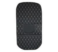 XATHKJOE 2 Pièce Protections Dossier de siège Voiture, pour MG HS Plug-in-Hybrid Protections Dossier de Siège,Sièges Auto Avant Anti-Coup de Pied et Anti-Saleté,B/Black Beige