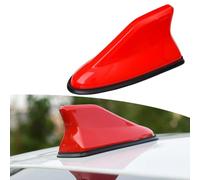XATHKJOE Antenne Voiture Requin, pour Renault Clio 4 IV 2015 2016 Améliorer Le Signal,décoration d'antenne,Base étanche, pour Plupart Voitures,Red
