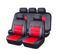 XATHKJOE Housses de siège Voiture Jeu Complet pour Citroen C4 Hybride (2024-2026) Voiture Ensembles de Housses Siège,imperméables et résistants à l'usure, Respirants,B/Black Red