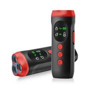 XAUCY Appareil anti-aboiement à ultrasons pour chien avec fonctions d'affichage anti-aboiements Triple Core Répulsif pour chien avec Flashlg (rouge)