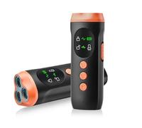 XAUCY Appareil anti-aboiement à ultrasons pour chien avec fonctions d'affichage anti-aboiements Triple Core Répulsif pour chien avec Flashlg (orange)