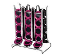 Xavax 00111151 Distributeur de capsules à café "Muro" pour Lavazza et Tchibo Chromé/Argent