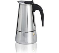 Xavax 00111230 Machine à café manuelle Verseuse à moka 0,25 l Noir - Argent (00111230)