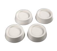 Xavax Amortisseur de vibrations (pour laveuse, sécheuse et lave-vaisselle, diamètre intérieur 4,5 cm, Jeu de 4) Blanc