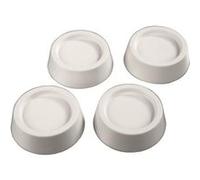 Xavax Amortisseur de vibrations (pour laveuse, sécheuse et lave-vaisselle, diamètre intérieur 4,5 cm, Jeu de 4) Blanc