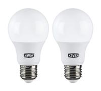 Xavax Ampoule LED, E27, 806lm rempl. 60W, Lampe incand., Blanc CHD, 2 p.