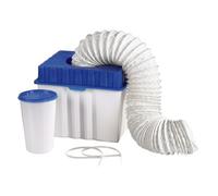 Xavax Boîte de condensation pour sèche-linges à évacuation, Blanc, 28.5 x 23.5 x 23 cm