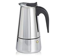 Xavax Cafetière à expresso pour cuisinière à induction (cafetière pour 6 tasses, cafetière moka en acier inoxydable pour préparer des cafés aromatiques, cafetière, passe au lave-vaisselle)
