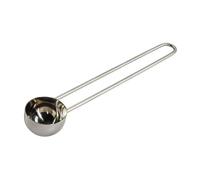 Xavax Cuillère doseuse à café en acier inoxydable (pour environ 6 g de poudre de café, cuillère à mesurer en acier inoxydable, longueur de 16,8 cm, lavable au lave-vaisselle) Argent